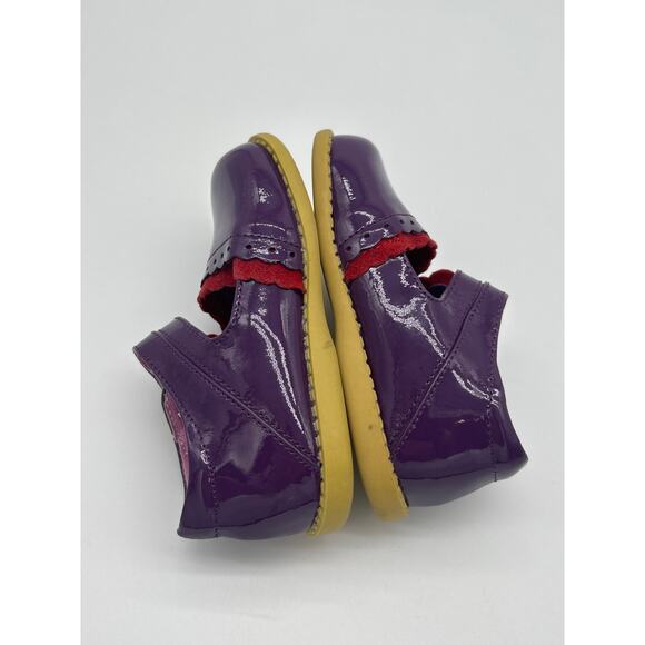 Livie & Luca Bluebell Mary Jane Purple Patent Leather Dress Toddler Shoes Size 5 - Picture 3 of 7
